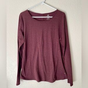 Sherpa Adventure Gear- Maroon UPF 30 Long Sleeve Top